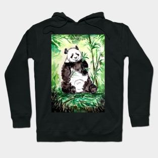 Hungry Big Panda Bear Hoodie